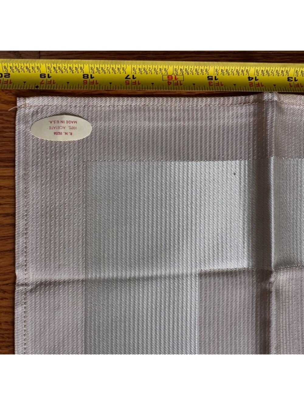14 Crystal Glow Vintage Celanese Acetate Stain-Resistant Napkins Table Damask - Picture 4 of 12
